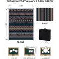 thumbnail image 1 of Outdoor Rug Carpet x ft Colorful Patio RugsBoho Reversible RV Camping Rug Mat for Camper Balcony Backyard Picnic Deck Rug Portable Colorful, 1 of 5