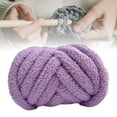 thumbnail image 2 of perfeclan Chunky Wool Yarn, Arm Knitting Yarn, Lightweight DIY Hand Knitting, Bulky Yarn, Heavy Yarn for Crafts, Bed, Fence, Hats, Tapestry, Sweater Violet, 2 of 9