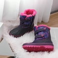 thumbnail image 5 of Dream Pairs Boys & Girls Winter Zip Snow Boots Outdoor Warm Waterproof Sport Snow Boot DUCKO BERRY Size 9, 5 of 5
