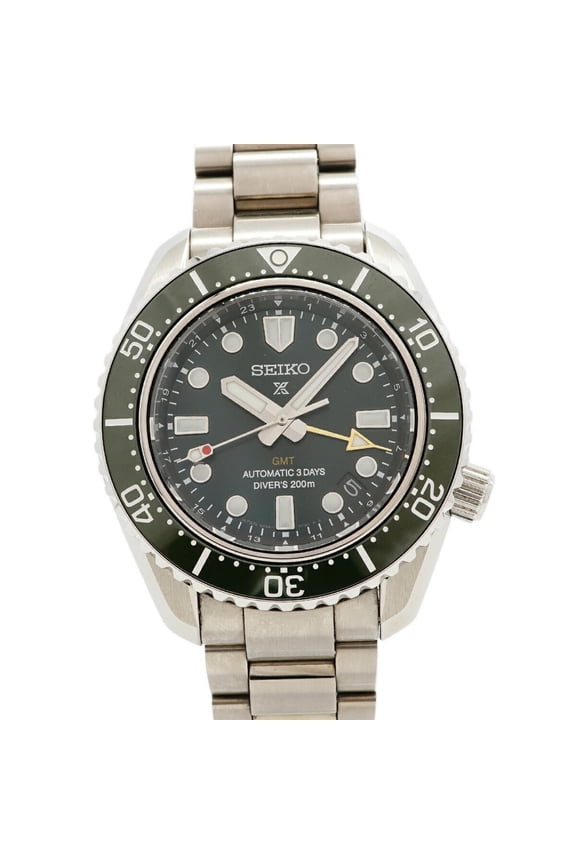 Pre-Owned Seiko Prospex SBEJ009 9R54-00D0 Green Dial Men's Watch
