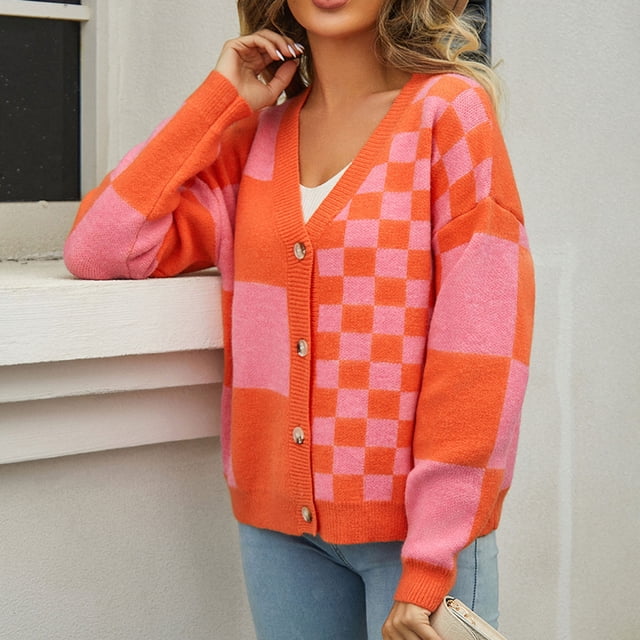 Dvkptbk Chandails pour Femmes Cardigan Léger à Manches Longues Ouvert Vêtements d'Extérieur en Liquidation