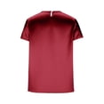 thumbnail image 6 of SKIYLEVZ T-shirts for Women Comfortable Basic Solid Shirts Womens Tops with Round Neck Everyday Essentials Summer Beach Fashion Plus Size Available, 6 of 7