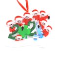 thumbnail image 3 of Diy Saludo Escrito A Mano Muñeco De Nieve Cara Cubierta Árbol De Navidad Colgantes Adornos De Resina De Navidad Methold HA042006-08, 3 of 6