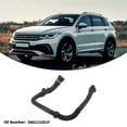 thumbnail image 3 of Manguera del radiador, manguera de calefacción del radiador, tubo de salida del radiador para Volkswagen Tiguan 2.0L 2009-2017 No.5N0121051F, manguera del radiador inferior de plástico negra 1 Pc, 3 of 6