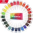 thumbnail image 3 of Tie Dye Kits, 26 Colors Fabric Shirt Dye Kit for Kids Adults and Groups, Non-Toxic DIY Tie Dye Set for Party, Gathering, Festival, User-Friendly, Halloween Thanksgiving Christmas Craft Dye Supplies, 3 of 7