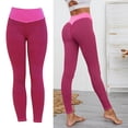 thumbnail image 3 of Pantalón de yoga para mujer Bonitos glúteos Fitness Workout Pantalones de cintura alta sin costuras L Cola Leggings de entrenamiento de cintura alta, 3 of 8