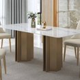 thumbnail image 4 of Luxury Designer Dining Table Italian Style White Restaurant Creative Modern Minimalist Rectangular Muebles Hogar Hotel Furniture My Lux Decor Round, 4 of 14