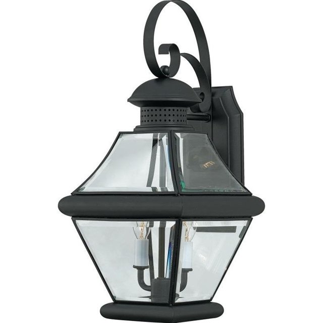 Quoizel Rutledge Medium Wall Lantern in Mystic Black