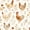 Color 1, variant on Peel and Stick Wallpaper Cute Chickens Wearing Scarves Boots Floral Seamless Watercolor Wall Mural 23.6in x 9.8ft Self Adhesive Removable Wallpaper Renter Friendly for Nursery Bedroom Cabinets