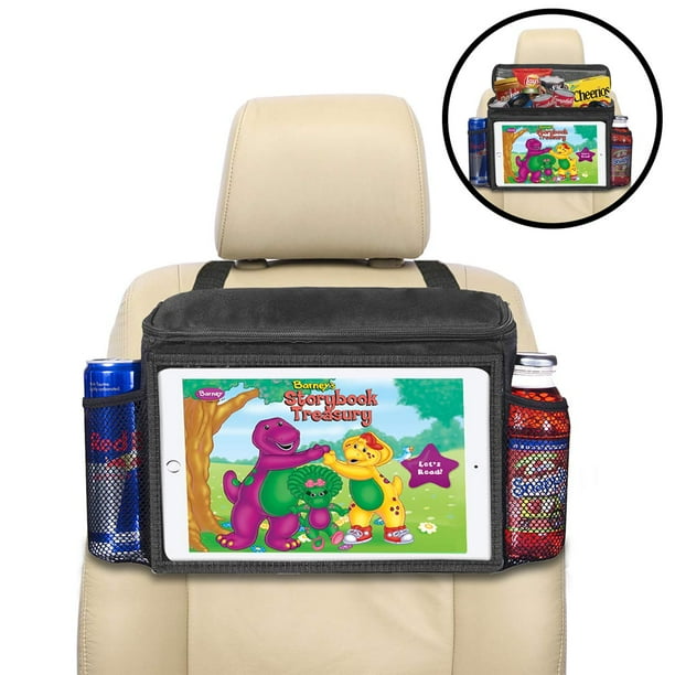 Lebogner Insulated Car Seat Back Organizer Ipad And Tablet Holder Auto Driver Or Passenger Accessories Organizer Vehicle Front Seat Caddy Personal Travel Cooler Storage Bag For Adults Kids Walmart Com