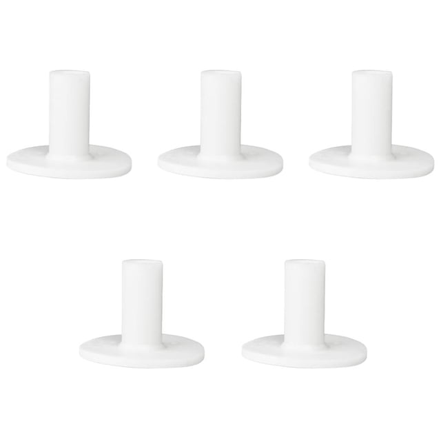 ZLight 5Pcs Plastic Driving Range Golf Tees Practice Mat Tee Training Holder White 38mm
