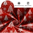 thumbnail image 6 of 36x72 Inch Merry Christmas Extra Long Shower Curtains Xmas Tree Red Polyester Fabric Bath Curtain Farmhouse Winter Holiday Shower Curtain for Kids Bathroom Decor Waterproof with Hooks, 6 of 6