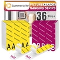 thumbnail image 1 of Tiras para colgar cuadros Summerbrite Heavy Duty XL, 18 pares, 1 of 9