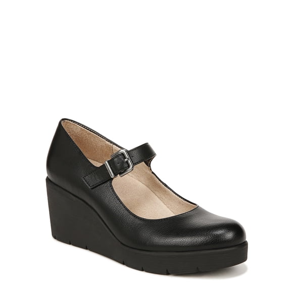 Zapatos Cuña Mary Jane Naturalizer Soul Adore Negro Talla 8 M