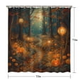 thumbnail image 5 of Pumpkin Happy Thanksgiving Shower Curtains,Washable Show Curtain with Hooks Basic Polyester Fabric Bathroom Curtains for Halloween Thansgiving Christmas Hotel Dorm, 5 of 5