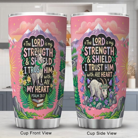 Christian Tumbler 20oz with Lid Birthday Gift for Women Inspirational Religious Catholic Gift for Mom