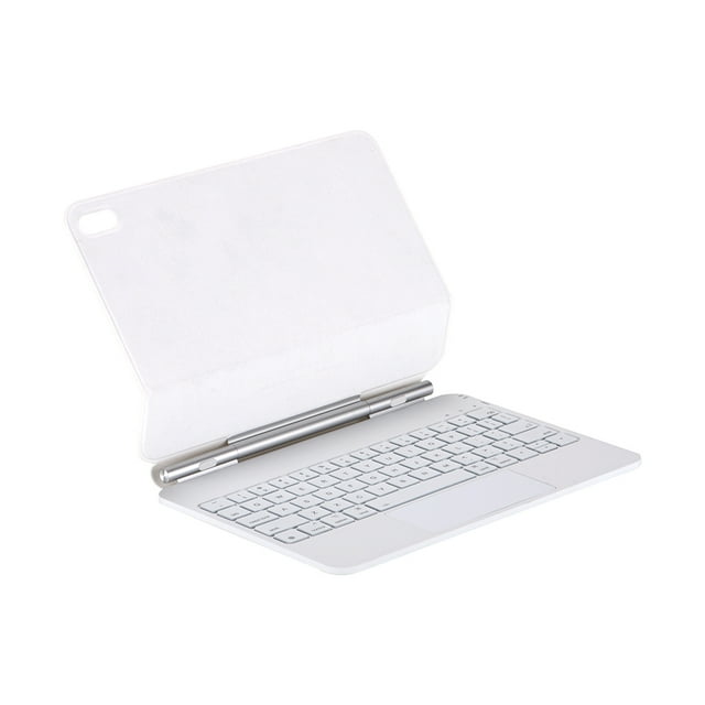 Tignapoo X8 Smart Keyboard Case for iPad 10th Gen 10.9" - Slim Design, Bluetooth 5.0, White/Black, Long Battery Life, Type-C Charging, Lightweight & Durable