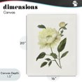 thumbnail image 4 of Stupell Industries Transitional Cream Garden Peony with Buds Canvas Art, 16 x 20, by Nan, 4 of 8