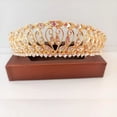 thumbnail image 2 of TIARA CORONA TOCADO PEINETA NOVIA XV BODA COMUNIÓN PRINCESA NIÑA M0033 GENÉRICA CUSTOM TIANADO0021, 2 of 2