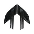thumbnail image 1 of Decoración de la cubierta de ventilación lateral del automóvil, moldura de entrada de aire del capó del ala lateral para Range Sport, color negro, 1 of 5