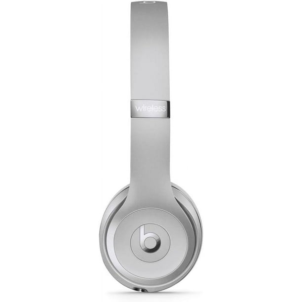 Beats Solo3 Wireless On-Ear Headphones (Silver) Bundle with