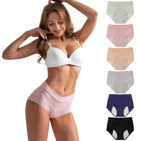 

Women s Plus Size Cotton Underwear High Waist Stretch Briefs Soft Underpants Breathable Ladies Panties