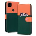 thumbnail image 1 of Compatible with Google Pixel 4A 4G Cute Animals Pattern Wallet Case with Card Slots Flip Cover, 1 of 5