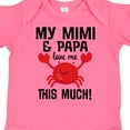 thumbnail image 4 of Inktastic Mimi and Papa Love Me Crab Boys or Girls Baby Bodysuit, 4 of 5