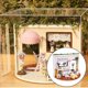thumbnail image 3 of Casa de muñecas en miniatura romántica de bricolaje con juego Mini Sky Garden Lavender Story Room Cottage Model Puzzle Kit de construcción para niñas Sunnimix Casa de muñecas artesanales, 3 of 7