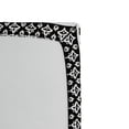 thumbnail image 2 of Ethnic Fitted Sheet, Mandala Floral Lace Paisley Mehndi Design Lace Image Art, Soft Decorative Fabric Bedding, Full Size, Charcoal Grey White, by Ambesonne, 2 of 2