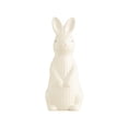 thumbnail image 6 of Ceramic Easter Bunny Decor, Hugging Belly Bunny Statue, Cute Home Desk Decoration for Home Desk Shelf Decor(White), 6 of 6