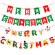 thumbnail image 1 of Banner de Feliz Navidad, decoración de Fiesta Temática navideña, decoración de bandera navideña, 2 uds., 1 of 5