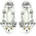 thumbnail image 1 of OoohGeez Womens Fuzzy Plush Travel Portable Slipper Socks, Funny Animal House Shoes, Owl Right, M, 1 of 8