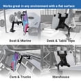 thumbnail image 4 of Soporte para tableta ARKON Heavy-Duty con base de taladro para coche y pared, 4 of 8