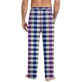 thumbnail image 5 of JGNGSHN Mens Pajama Pants Soft Plaid Print Lounge Pant Comfy Sleepwear Pants PJ Bottoms with Pockets and Button Fly, 5 of 5