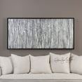 thumbnail image 2 of Uttermost 31405 Winter Forest / Black Frame Snowfall 64" X 30" Framed Landscape Painting, 2 of 2