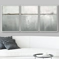 thumbnail image 3 of wall26 Framed Canvas Print Wall Art Set Minimal Gray Paint Stroke Landscape Abstract Shapes Illustrations Modern Art Decorative Multicolor Chic for Living Room, Bedroom, Office - 16"x24"x3, 3 of 5