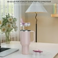 thumbnail image 3 of No-Spill Flip Straw Lid - 2 Pack Replacement for Stanley 40 oz Quencher H2.0 & ProTour Tumblers  Leakproof & Easy-Use Cover, 3 of 22