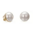 thumbnail image 4 of Yoursfs Large Pearl Clip on Earrings for Women Gold Plated White Pearl Earrings Non-Pierced Jewelry, 4 of 5