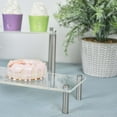 thumbnail image 2 of Efavormart Set of 4 | Clear Acrylic Riser, Cupcake Holder Dessert Stand - Assorted Size, 2 of 11