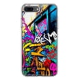 thumbnail image 1 of MUNDAZE Apple iPhone 7/8 Plus Étui de Protection Hybride Transparente Antichoc Graffiti Urbain Peinture de Rue, 1 of 6