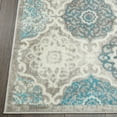 thumbnail image 4 of Home Dynamix Boho Andorra Transitional Damask Area Rug, Grey/Blue, 6'6"x9'6", 4 of 6