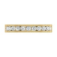 thumbnail image 3 of 1/2 Carat Channel Set Diamond Wedding Band Ring in 14K Yellow Gold (Ring Size 7.5) (I1-I2 Clarity), 3 of 4