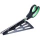 thumbnail image 5 of Tijeras para pizza de cocina con cuchillas afiladas, cortador de pizza con empujador de pizza de acero inoxidable, tijeras para pizza / cuchillo para pizza - verde JFHHH pequeña, 5 of 5