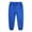 Blue, variant on GDREDA Boy's Pants Kids' Solid Color Tracksuit Pants With Bunched Feet Mid Sized Hoodie Pants