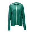 thumbnail image 6 of LIUJUNSHOP Women's Summer Lightweight UPF Protective Full Zip Hooded Outdoor Shirt with and Pockets, 6 of 9
