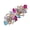 Colorful, variant on Vintage Delicate Fascinator with Rhinestones for 1920s Parties Delicate Crystal Flapper Flower Headpiece