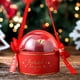 thumbnail image 4 of Caja de regalo navideña - Embalaje navideño transparente de 10x10x10cm con cinta • Rojo y verde • Caja reutilizable de detalles para galletas y dulces, 4 of 6