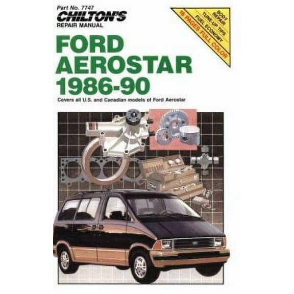 Chilton's Repair Manual : Ford Aerostar 1986-1990