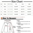 thumbnail image 3 of Herrnalise Jackets For Women Long Sleeved Woolen Cotton Jacket Pocket Zipper Medium Length Hooded Jacket Shackets For Women 2023 fall Red,M, 3 of 3
